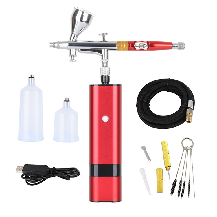 Airbrush Kit med tryckregulator Airbrush Gun sladdlös
