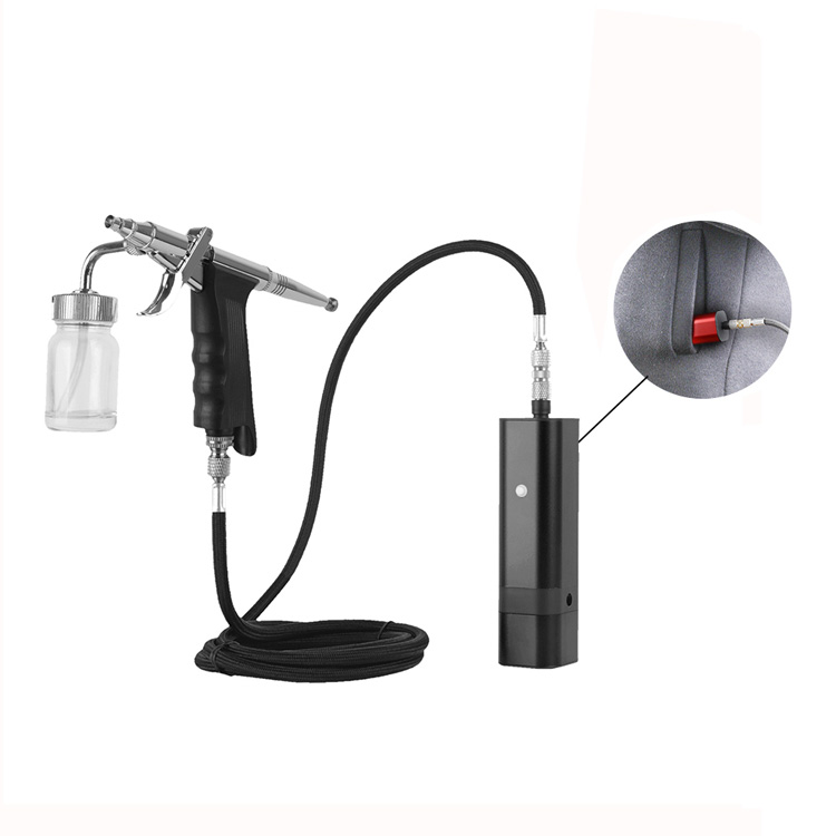Auto Cordless Airbrush Make Up Kit med sidomatningskopp