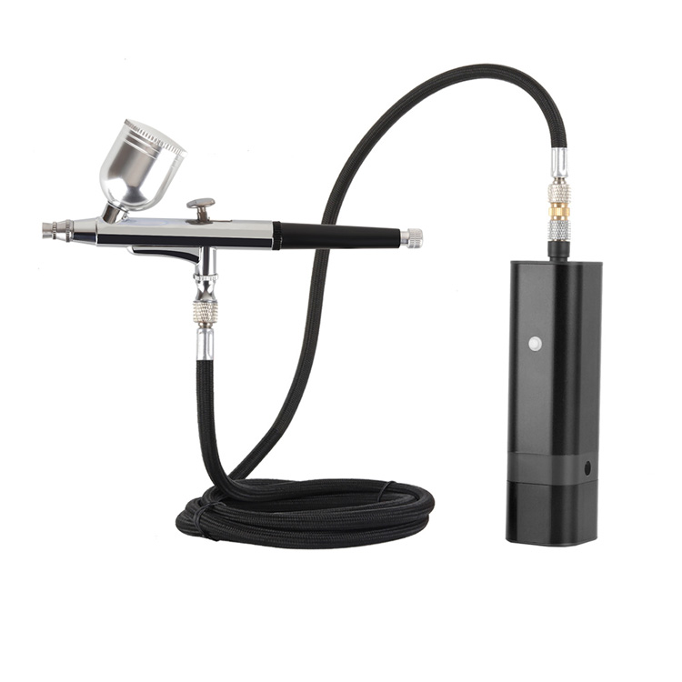 Högtrycks Airbrush Kit Cup Utbytbar sprutpistol sladdlös