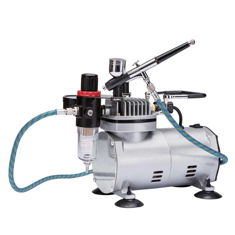 High PSI Air Kompressor Airbrush Kit med sladd